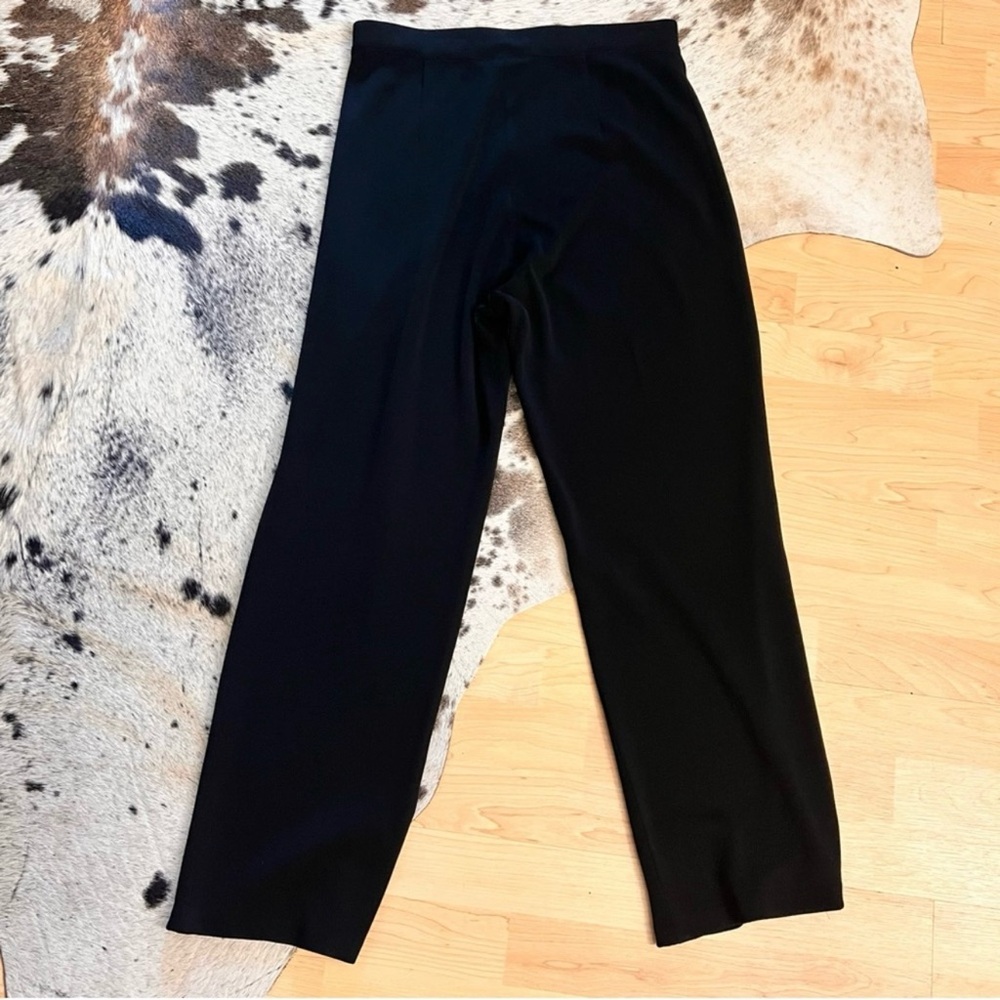 MISOOK Pull On Pants Size Small Acrylic Knit Straight Leg Elastic Bottoms‎